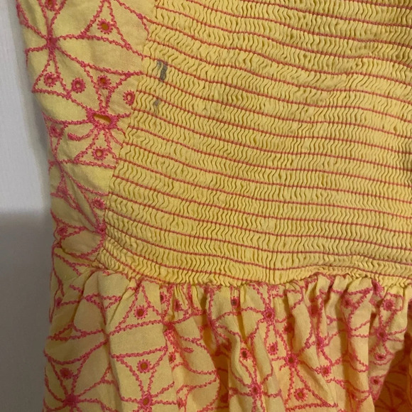 Lilly Pulitzer Felicity Starfruit Yellow Fly Away
Eyelet Strapless Dress - Picture 10 of 10